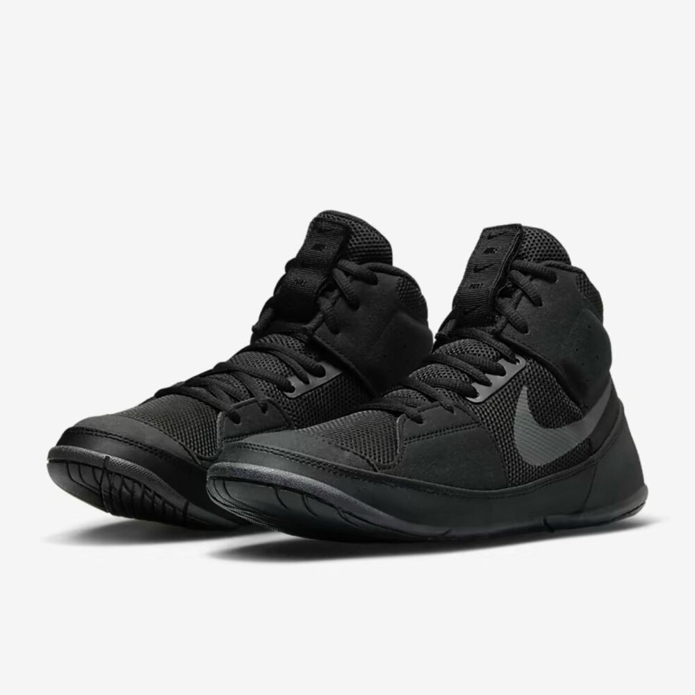 Nike Fury 'Black/Dark Grey' Wrestling Shoes NBY A02416-010 Men’s Sizes